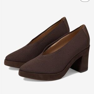 NEW • Eileen Fisher • Signy Block Heels Brown Suede Leather
6.5